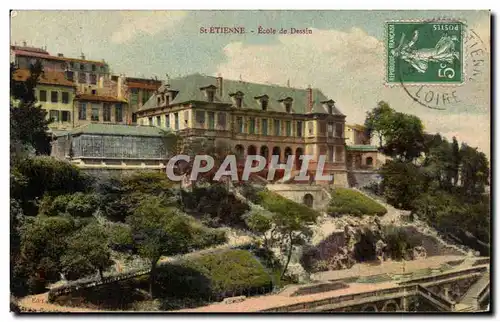 Cartes postales St Etienne Ecole de Dessin