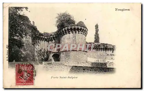 Cartes postales Fougeres Porte Saint Sulpice