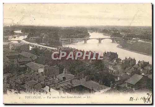 Ansichtskarte AK Toulouse Vue Vers Le Pont Saint Michel