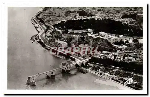 Ansichtskarte AK Avignon Le Pont St Benezet vue Prise En Avion