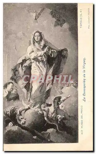 Ansichtskarte AK Museo Del Pardo La Concepcion de la Virgen Tiepolo