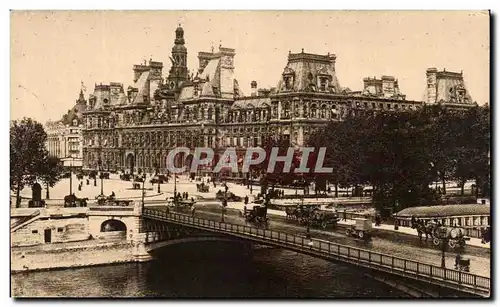 Cartes postales Tout Paris l&#39Hotel De Ville Le Pont d&#39Arcole