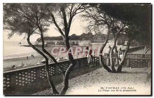 Cartes postales Fouras La Plage Vue De La Promenade