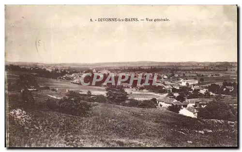 Cartes postales Divonne Les Bains Vue Generale