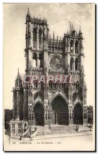 Cartes postales Amiens La Cathedrale