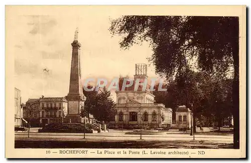 Cartes postales Rochefort La Place Et La Poste