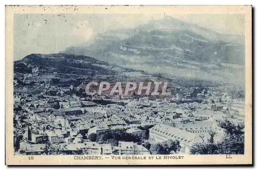 Cartes postales Chambery Vue Generale Et Le Nivolet