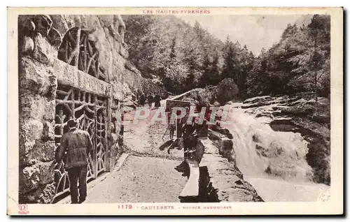 Ansichtskarte AK Les Hautes Pyrenees Cauterets Source Mauhourat