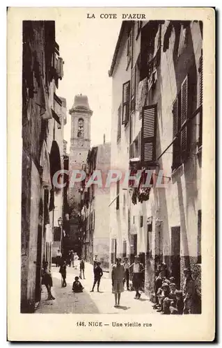 Cartes postales Nice Une Vieille rue Enfants