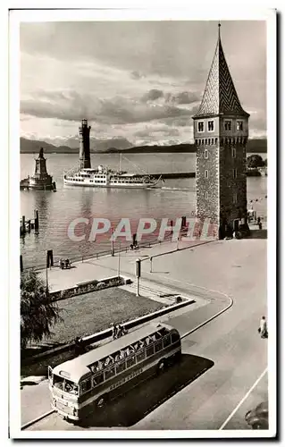 Ansichtskarte AK Lindau im Bodensee Blick auf den Hofen