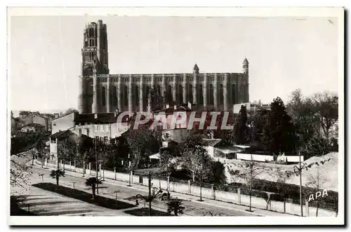 Cartes postales Albi Boulevard General Sibille et Cathedrale Ste Cecile