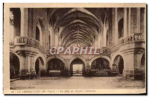 Cartes postales La Chaise Dieu Le Jube de l'Eglise Abbatlale