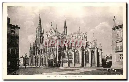 Cartes postales Nancy Eglise Saint Epvre