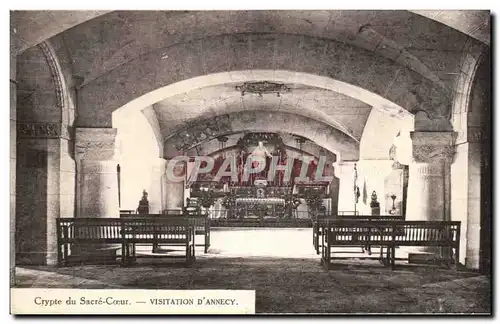 Cartes postales Crypte du Sacre Coeur Visitation d&#39Annecy