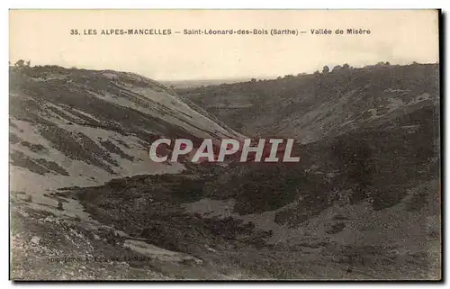 Cartes postales Les Alpes Mancelles Saint Leonard des Bois Vallee de Misere