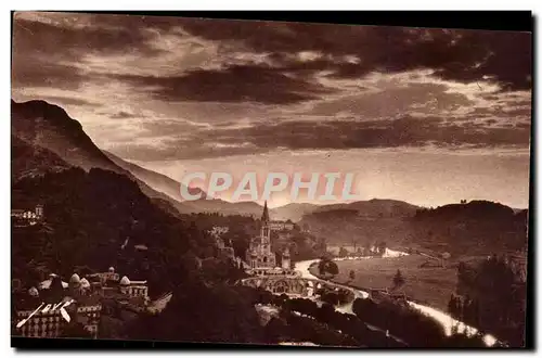 Ansichtskarte AK Toute La France Lourdes La Basiique vue du Chateau