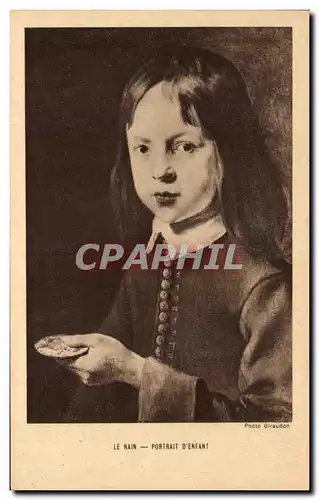 Cartes postales Le Nain Portrait d&#39Enfant