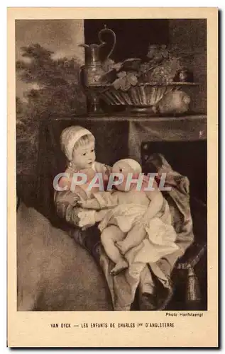 Cartes postales Van Dyck Les Enfants de Charles 1er d&#39Angleterre