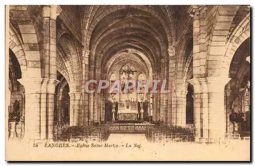 Ansichtskarte AK Langres Eglise Saint Martin