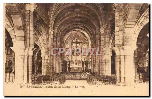 Cartes postales Langres Eglise Saint Martin