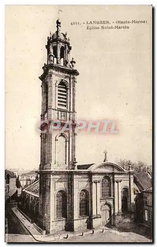 Cartes postales Langres Eglise Saint Martin