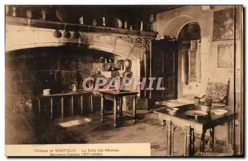 Cartes postales Chateau De Menthon La Salle Des Pelerins Ancienne Cuisine