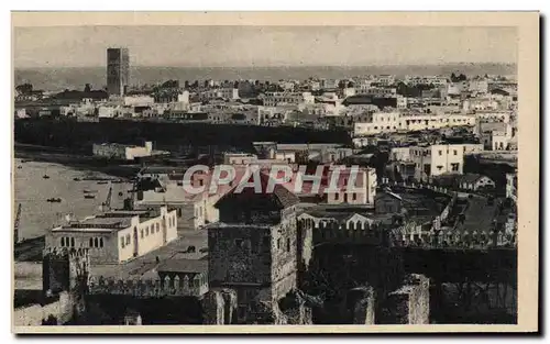 Cartes postales Rabat Quartier de la Tour Hassan Vue des Oudaias Maroc