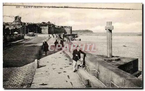 Ansichtskarte AK Saint Malo Le Sillon