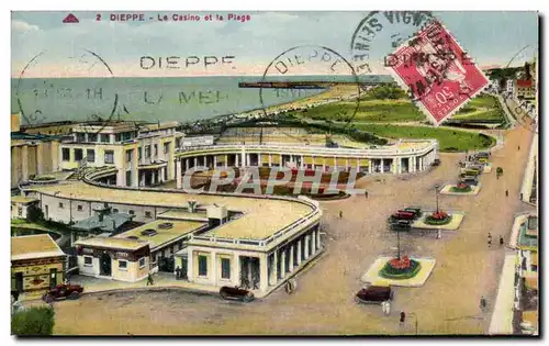 Cartes postales Dieppe Le Casino et la Plage