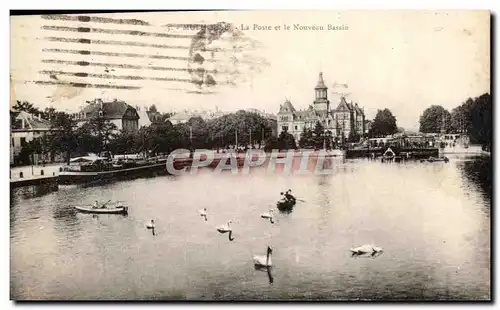 Cartes postales Mulhouse La Poste et le Nouveau Bassin