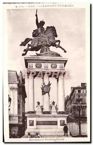 Cartes postales Clermont Ferrand Monument Vercingetorix