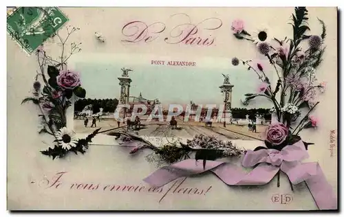 Cartes postales Paris Pont Alexandre III