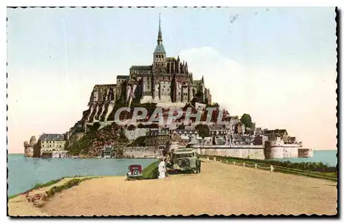 Cartes postales Mont St Michel Vue Generale et la Digue