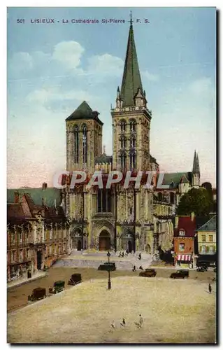 Cartes postales Lisieux La Cathedrale St Pierre