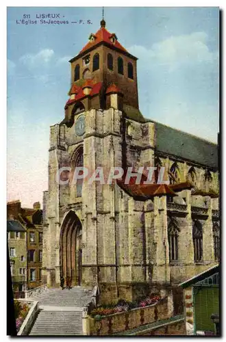 Cartes postales Lisieux L&#39Eglise St Jacques