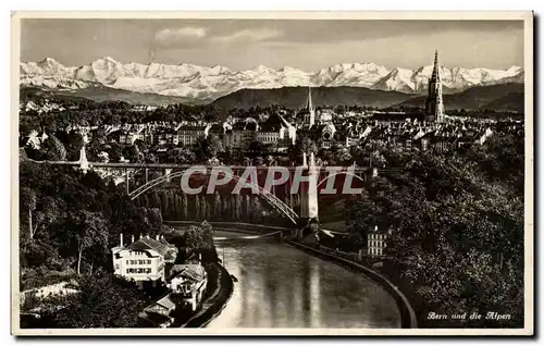 Cartes postales Berne et les Alpes