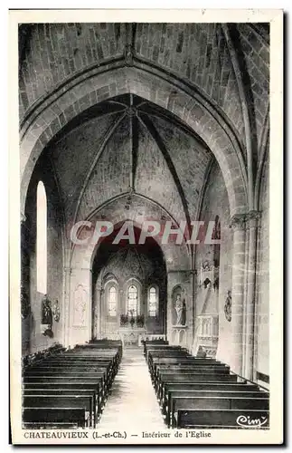 Cartes postales Chateauvieux Interieur de l&#39Eglise