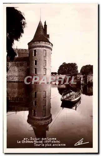 Cartes postales Sully Sur Loire Le Chateau feodal Tour la Plus ancienne