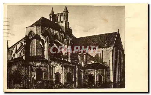 Ansichtskarte AK Poitiers Eglise Montierneuf Le Chevet roman