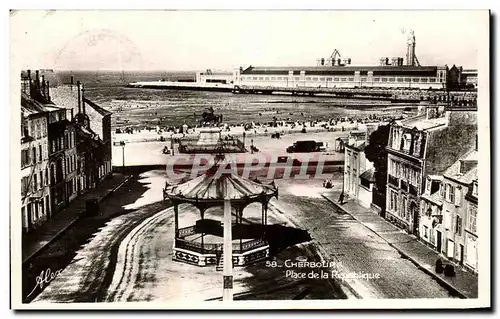 Cartes postales Cherbourg Place de la Republique