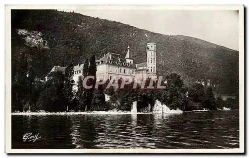 Ansichtskarte AK La Savoie Pittoresque Le Lac Du Bourget Abbaye d&#39Hautecombe