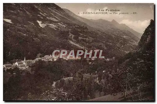 Cartes postales Les Pyrenees Saint Sauveur Vue Generale