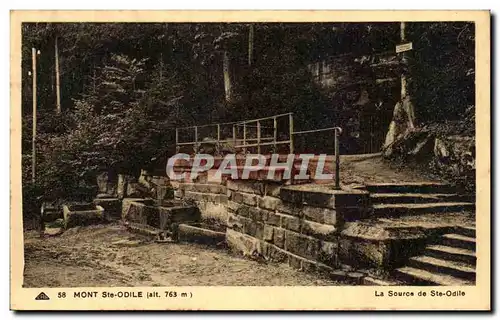 Ansichtskarte AK Mont Sainte Odile La Source De Ste Odile