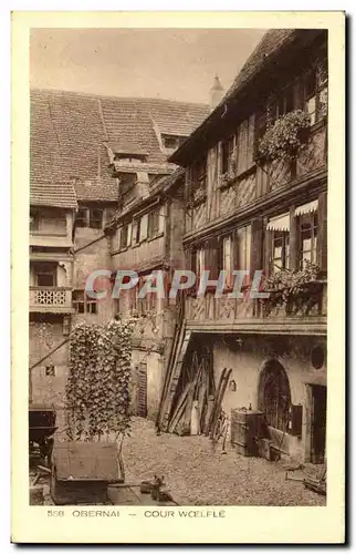 Cartes postales Obernai Cour Woelfle