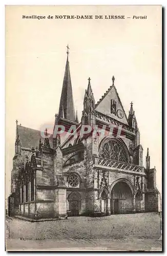 Ansichtskarte AK Basilique De Notre Dame De Liesse Portail