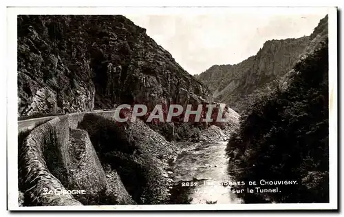 Cartes postales Les Gorges De Chouvigny Vue prise Sur Le Tunnel