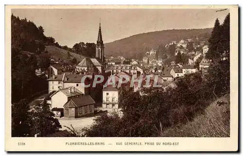 Cartes postales Plombieres Les Bains Vue Generale Prise Du Nord Est