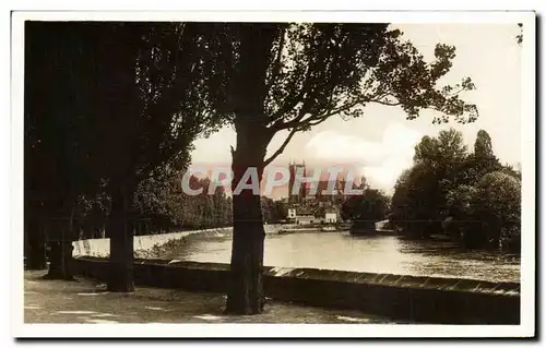 Cartes postales Meaux Promenades Des Trinitaires Vue Sur La Marne Et La Cathedrale