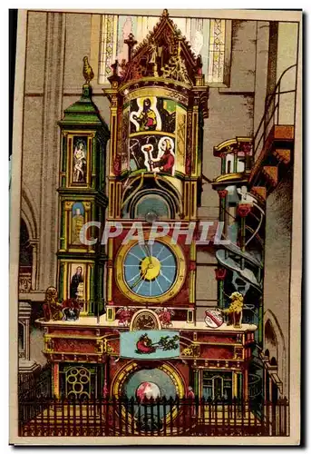 CARTE SYSTEME Strasbourg Horloge astronomique