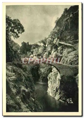 Ansichtskarte AK Environs de Vals Les Bains Thueyts le Pont du Diable